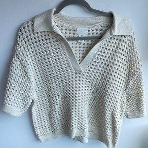 H&M knit collared top